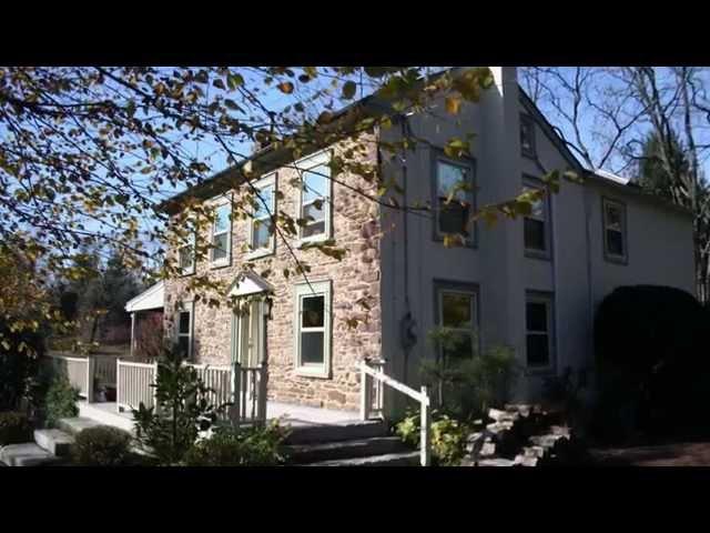 Upper Bucks County Stone Farmhouse with pond