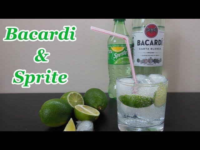 Bacardi & Sprite Cocktail - refreshing summer drink