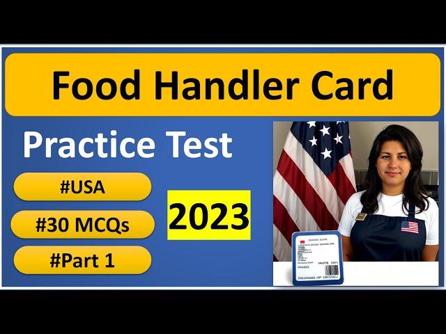 Food Handler Card Practice Test 2023 #mytestmyprep #usa