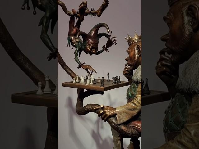 Just some goblins by David Goode  #goblin #fairytales #sculpture #chess #games #artist #artwork