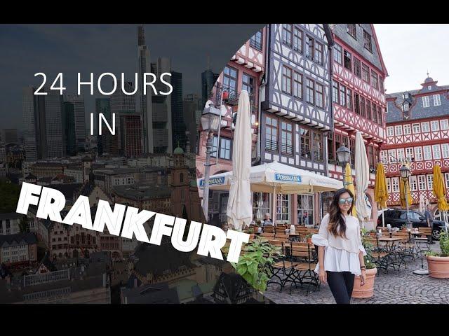 (Solo Female Traveller) 24 HOURS IN FRANKFURT, GERMANY