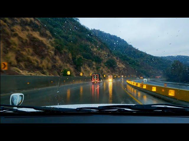 [4K] Rain Drive | Salt Range | Lahore - Islamabad Motorway (M-2) Pakistan 