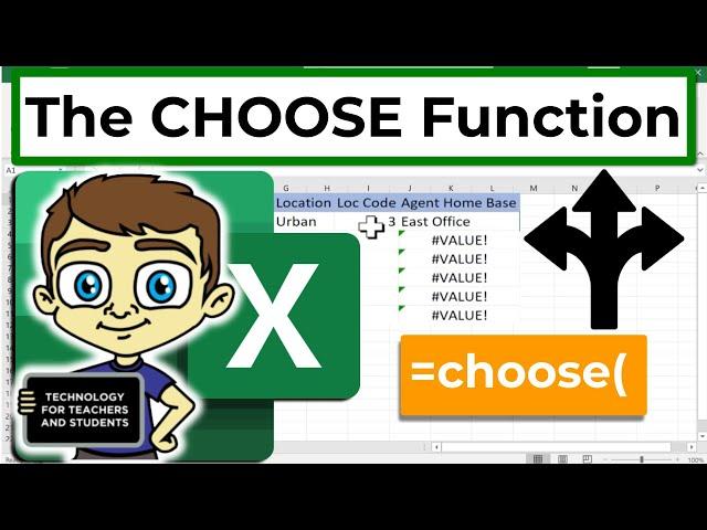 The Excel CHOOSE Function