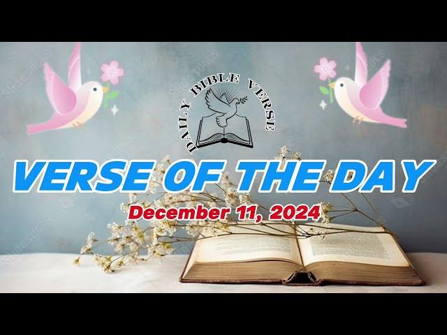 VERSE OF THE DAY DECEMBER 11, 2024