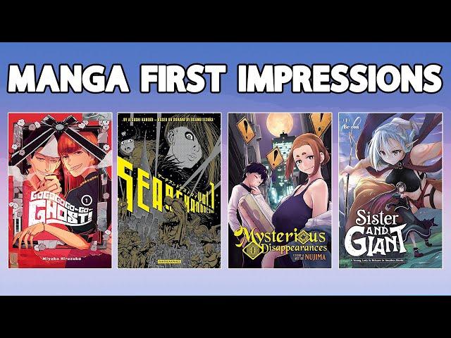 GHOSTS! ROBOTS, A BUSTY CLERK AND A GIANT ELF? | MANGA FIRST IMPRESSIONS!