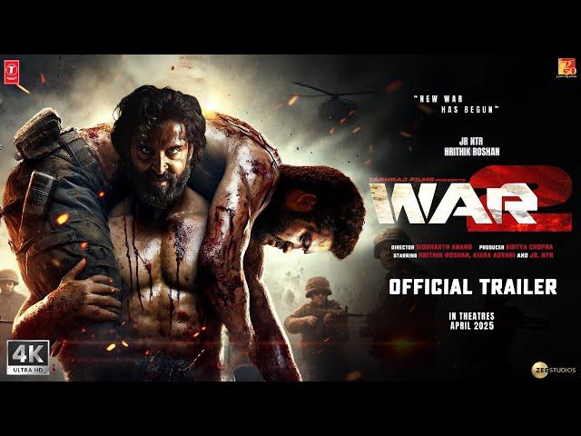 WAR 2 - Hindi Trailer | Hrithik Roshan | JR NTR | Kiara Advani | YRF | Salman Khan | New Movie 2025