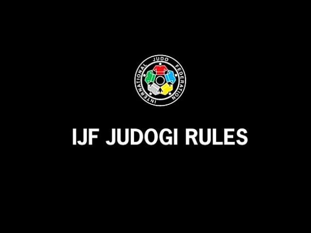 IJF Judogi rules