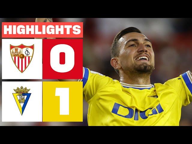 SEVILLA FC 0 - 1 CÁDIZ CF | HIGHLIGHTS LALIGA EA SPORTS