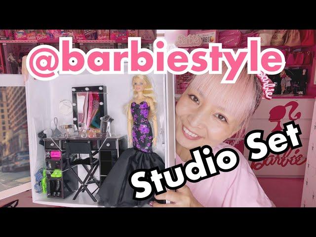 NEW! @barbiestyle STUDIO BARBIE DOLL SET Unbox Review