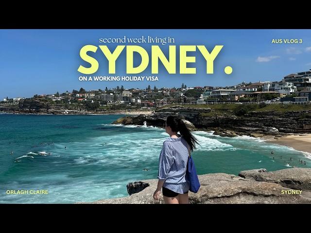 WEEK LIVING in SYDNEY australia vlog  realistic 27 year old working holiday visa, job trials, TFN