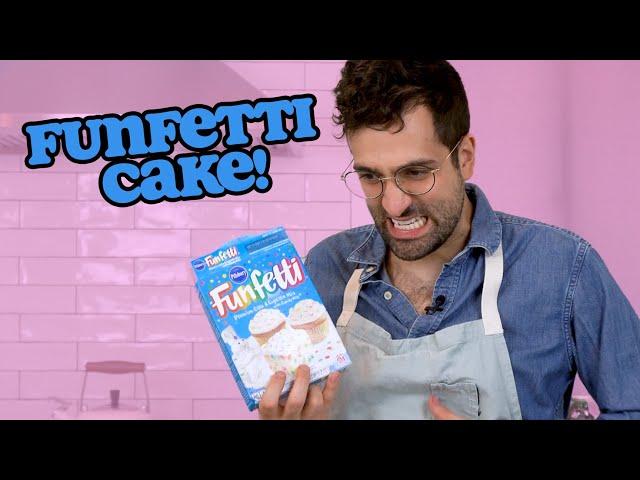 Making Funfetti Box Cake Taste HOMEMADE • JonnyCakes