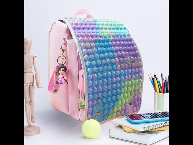 Pop It School Bags For Girls and Boys | spunkymart.pk