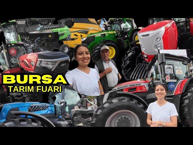 MASSEY FERGUSON 9S 425! DEDEMLE BURSA TARIM  FUARI TÜM BİÇERLERE BAKTIK!