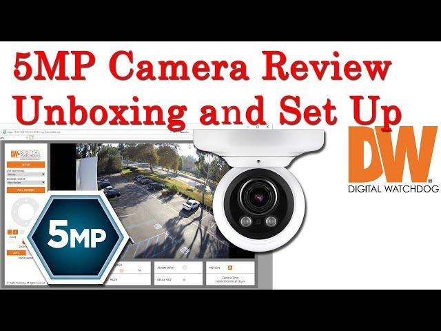 Digital Watchdog DWC-MVA5WiAT  5MP Vandal Ball Camera Review, Unboxing, & Setup