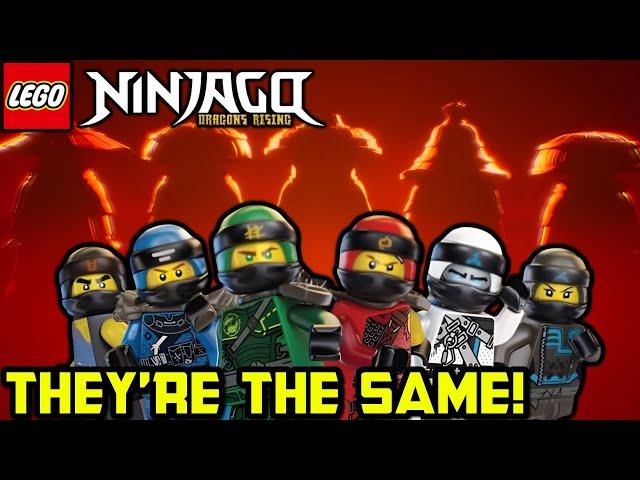 The Forbidden Five ARE the Ninja!  Perfect Ninjago Dragons Rising Parallel!