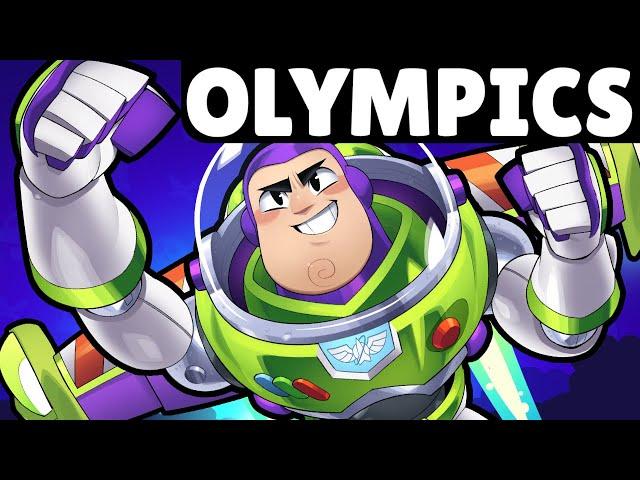 BUZZ LIGHTYEAR OLYMPICS! | 16 Tests | 3 Brawlers in 1!