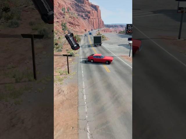 Realistic Highway Car Crashes #200 -BeamNG.Drive