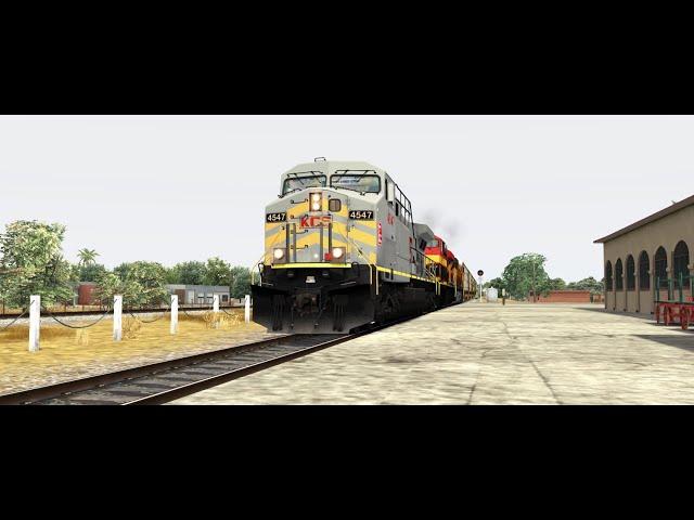 KCSM 4547 at Oroville, CA. [Train Simulator 2021]