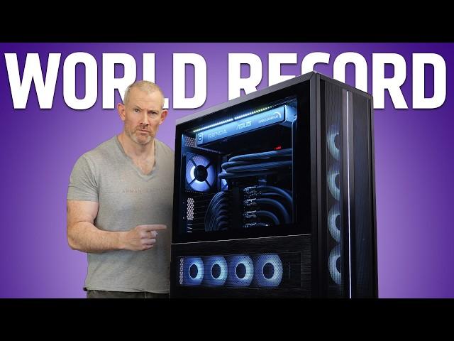 This PC has 7 GPUs! Breaking World Records with the 8PACK Supernova MK3 PC 