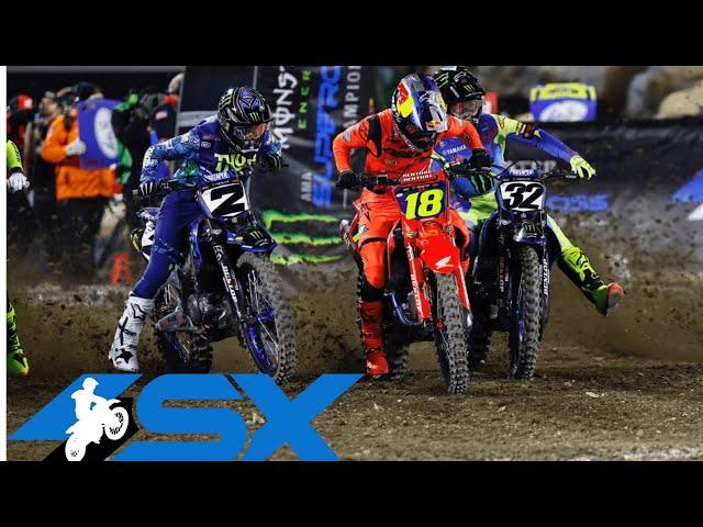 Supercross Round #1 450SX Highlights | Anaheim, CA Angel Stadium | Jan 6, 2024