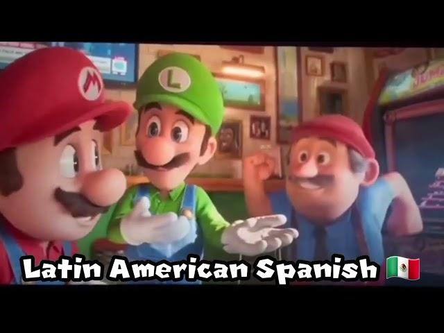 Charles Martinet in the Super Mario Movie in 6 different languages