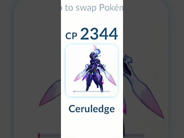 1 HP New Ceruledge Destroy Grunt Badly in #pokemongo