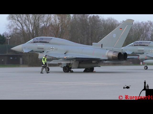 [HD]  Pure Eurofighter I Spotterday TaktLwG 73 Laage I Teil 3/4 ,4 Eurofighter start