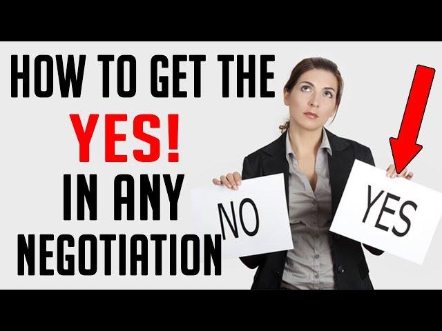 GET PEOPLE TO SAY YES TO YOU - How to negotiate | Getting to yes Book Summary