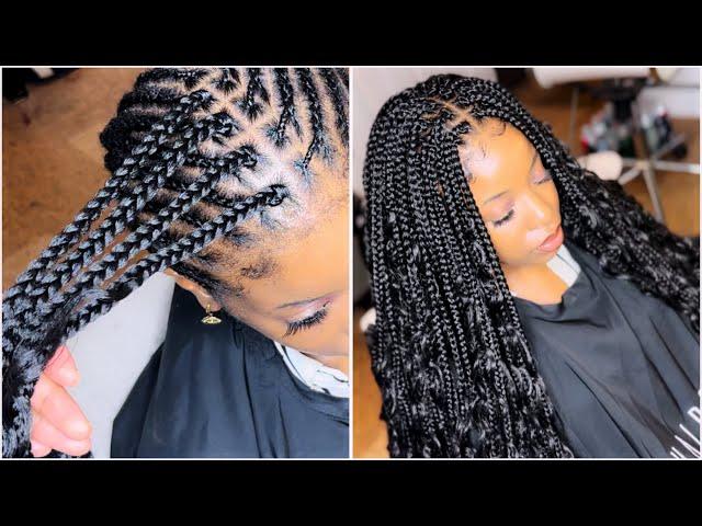 HOW TO: INDIVIDUAL LOOKING BOX BRAIDS CROCHET FOR GODDESS BOHO BOX BRAIDS | Outre hair