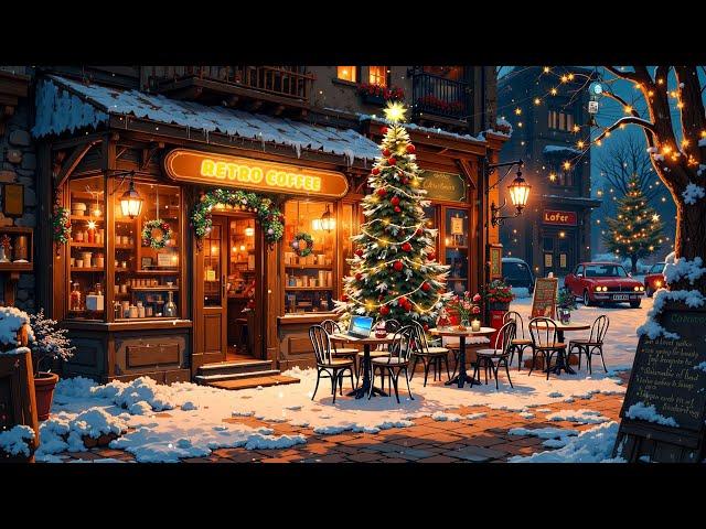 Winter Lofi Cafe ~ Chill Lofi Hip Hop Playlist for Peaceful Winter Night ~ Lofi in Winter City