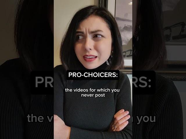 "She debates herself because she lacks intelligence to debate anyone else" #shorts #tiktok #abortion