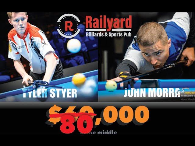 John Morra vs Tyler Styer 10 Ball - Day 2