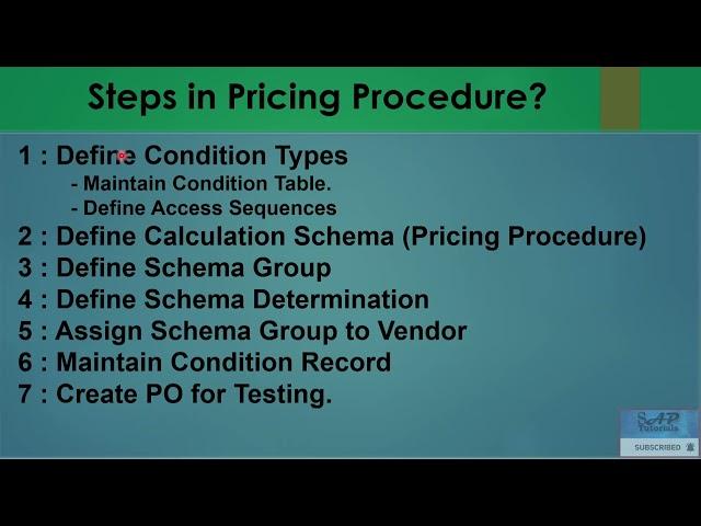 18) Pricing Procedure in SAP MM (S4 HANA / ECC). Complete configuration and Use. #sap #sapmm