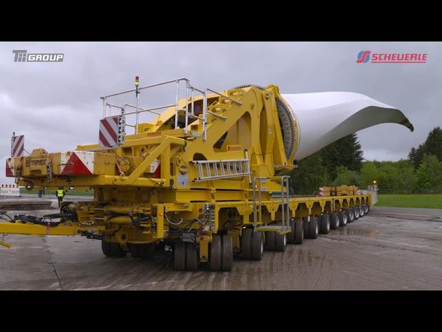 SCHEUERLE Rotor Blade Adapter G4 - The transport solution for the wind energy sector