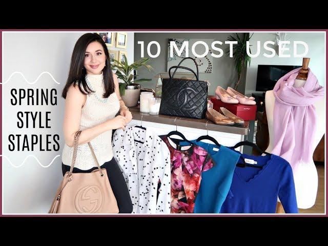 10 MOST WORN SPRING STYLE STAPLES