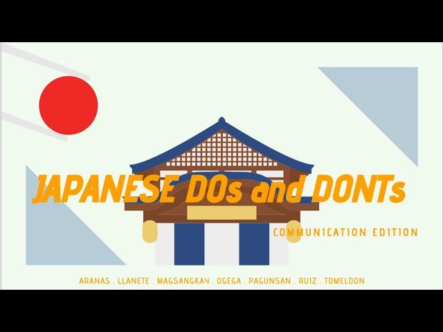 Japan Dos and Don'ts Communication Edition