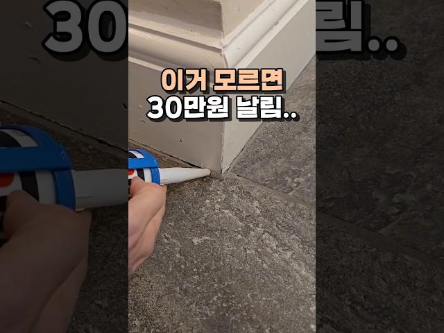 이거 모르면 30만원 날림 #실리콘시공 #셀프시공 #헤라 #인테리어꿀팁