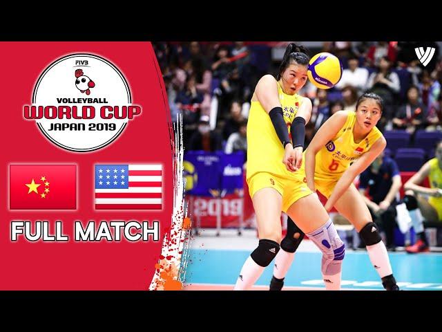 China  USA - Full Match | Women’s Volleyball World Cup 2019