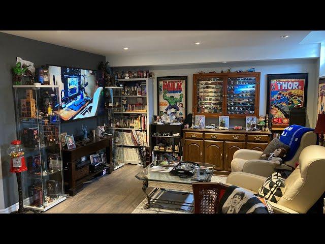 My Awesome Man cave tour ( main room area and  bar only)