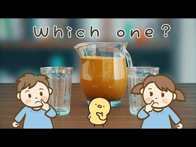 Which one? 【 Quiz | table | fun | cartoon |number education】