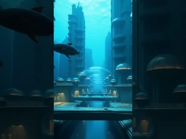 New York 2100: Underwater Mega City Revealed  #FutureFrames #NewYork2100 #UnderwaterCity