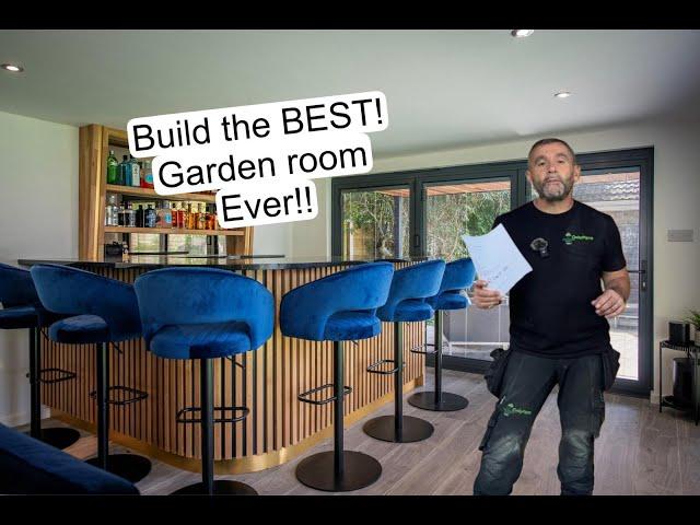 The ultimate how to build a garden room series part 5, rubber roof, fascia and soffit