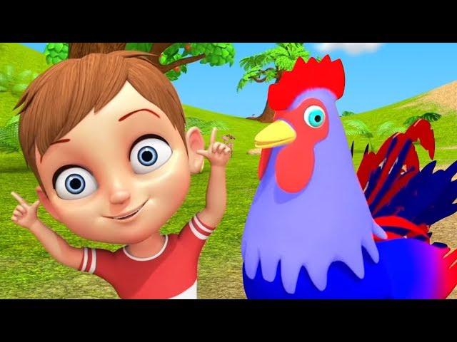 Kukdoo Koo | Nursery Rhymes In Hindi on Animals | Animals Sounds in Hindi | कुकड़ू कु | Hindi Poems