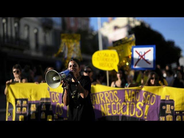 Thousands protest across Portugal against unaffordable house prices and rents