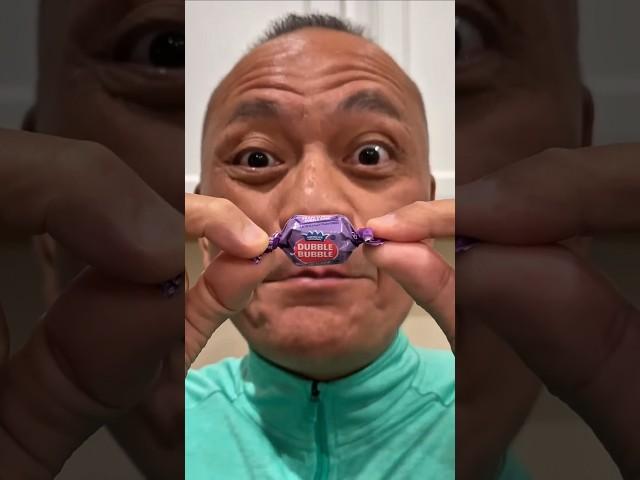 ASMR AMERICA'S ORIGINAL DUBBLE BUBBLE GUM GRAPE FLAVOR AND EATING SOUNDS
