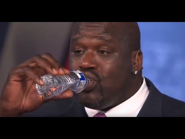 Shaq using normal sized things and being a giant