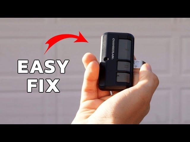 Garage Door Remote Not Working - 5 Most Common Reasons Why