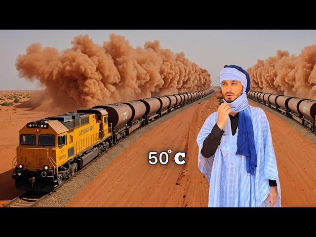 20 Hours in World’s Worst Train in Sahara Desert 