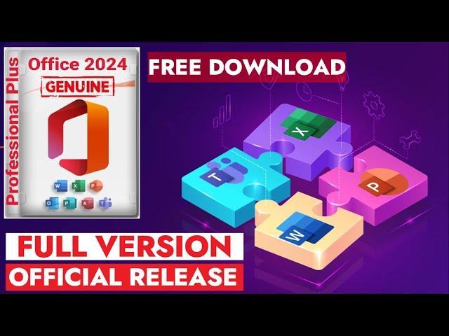 FREE Download and Install Office 2024 - Microsoft OFFICIAL RELEASE