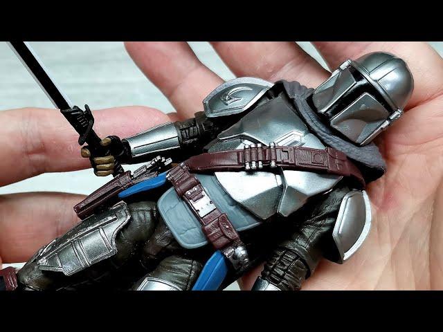 Star Wars The Mandalorian Din Djarin. Unboxing and review. Action figure. The Black Series.